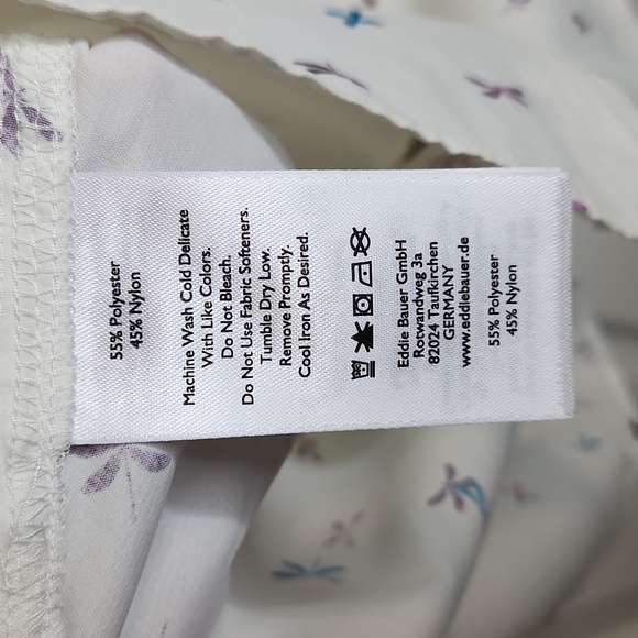 Eddie Bauer classic fit longsleeve button-up dragonfly print multicolor size XL - Picture 6 of 7